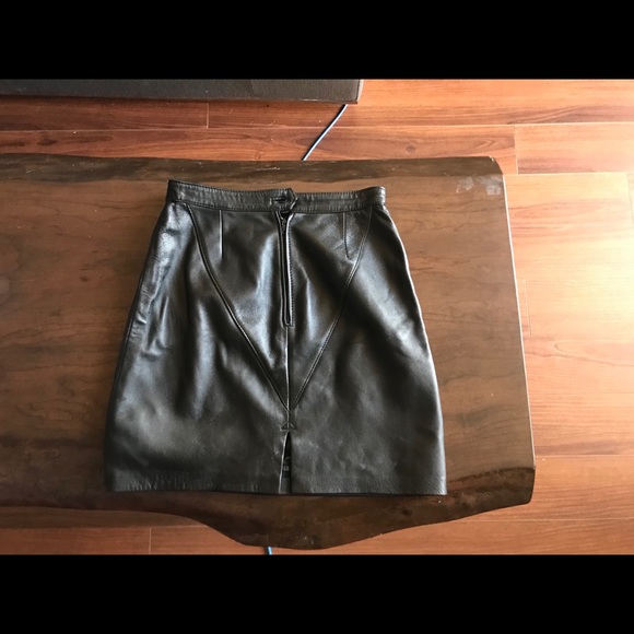 Leather Skirt - Picture 2 of 2